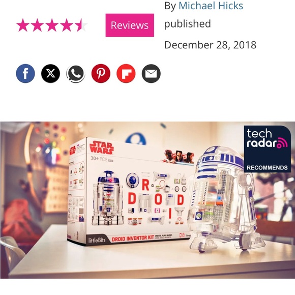 STAR WARS littleBits Droid Inventor Kit NEW IN BOX - Picture 9 of 9